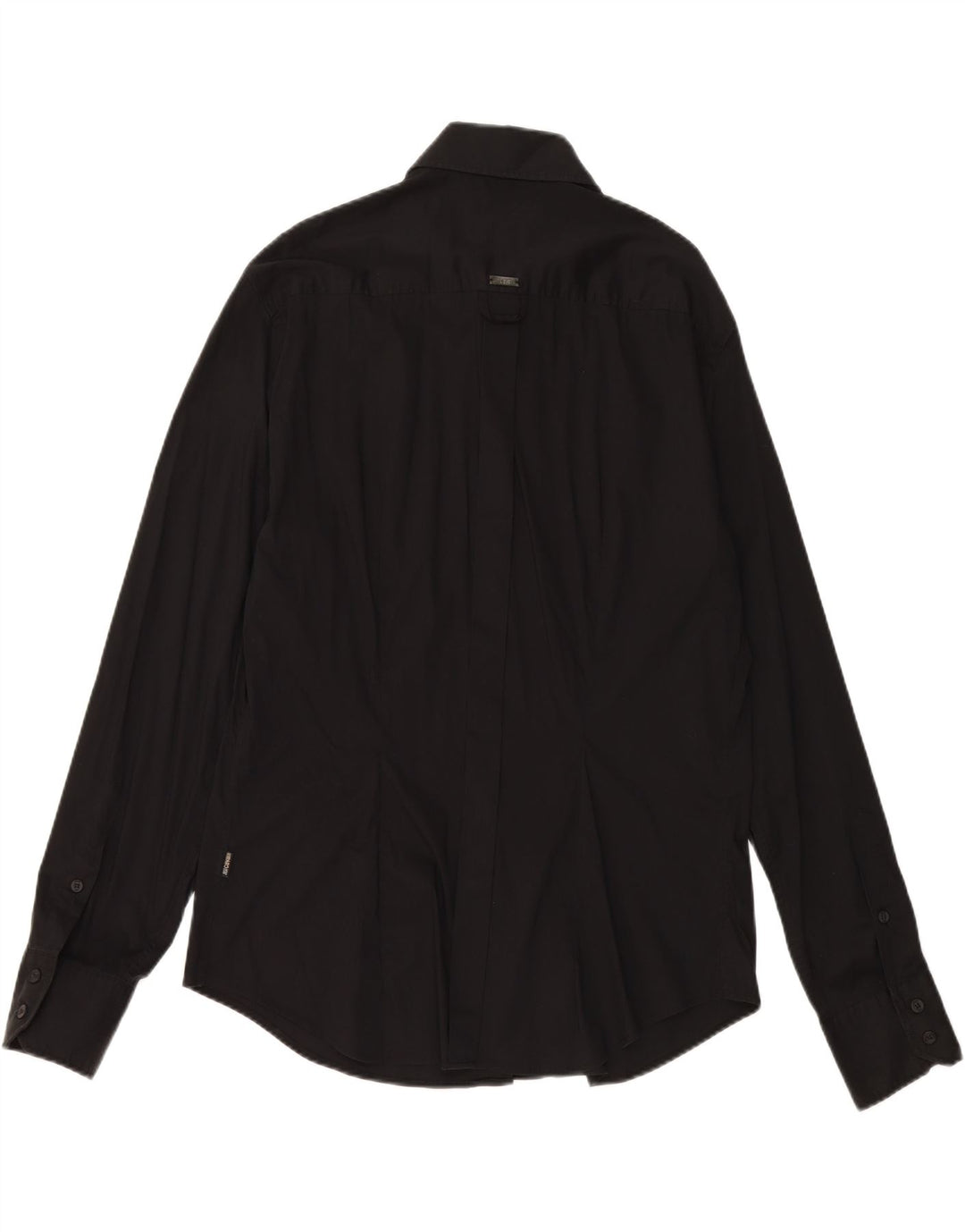 JUST CAVALLI Mens Shirt XL Black Cotton