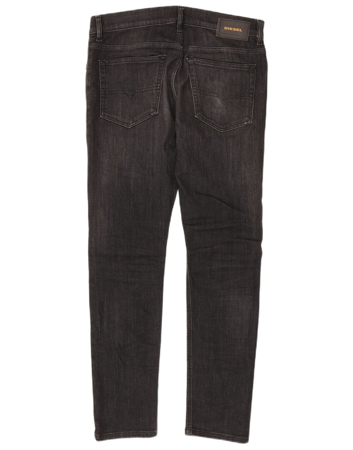 Diesel Mens D-Luster Slim Jeans W31 L30 Grey Cotton