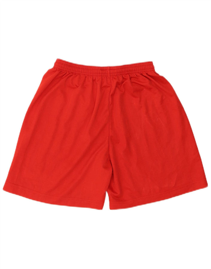 Umbro Mens Sport Shorts Small  Red Polyester