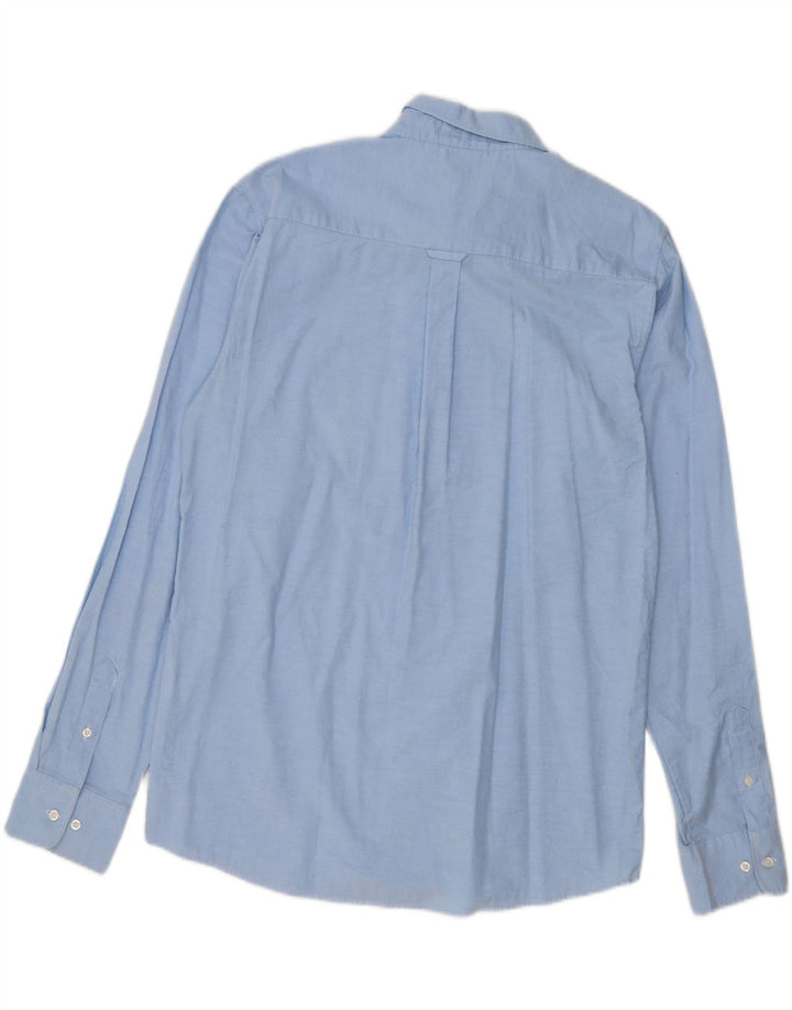 IZOD Mens Shirt Size 38/39 Large Blue Cotton Vintage Izod and Second-Hand Izod from Messina Hembry 