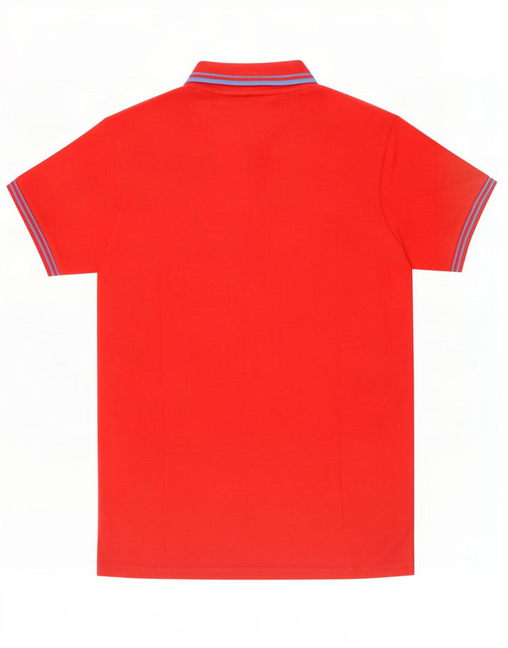 Kappa Mens Polo Shirt Large Red Striped