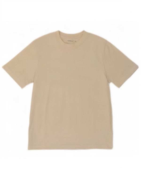 Abercrombie & Fitch Mens T-Shirt Top Large Beige