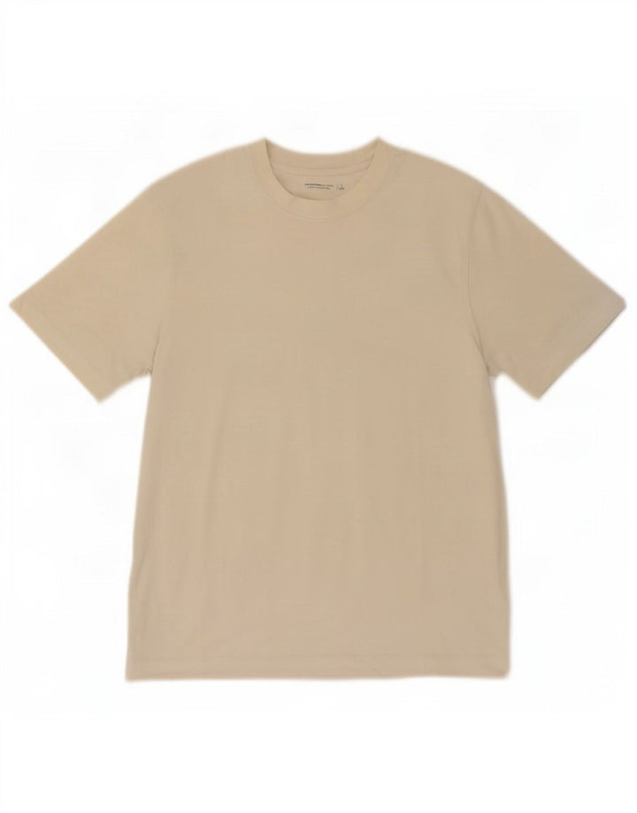 Abercrombie & Fitch Mens T-Shirt Top Large Beige
