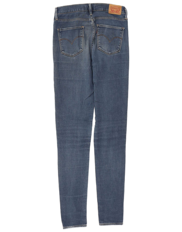 LEVI'S Womens 720 High Rise Super Skinny Jeans W28 L32  Blue Cotton