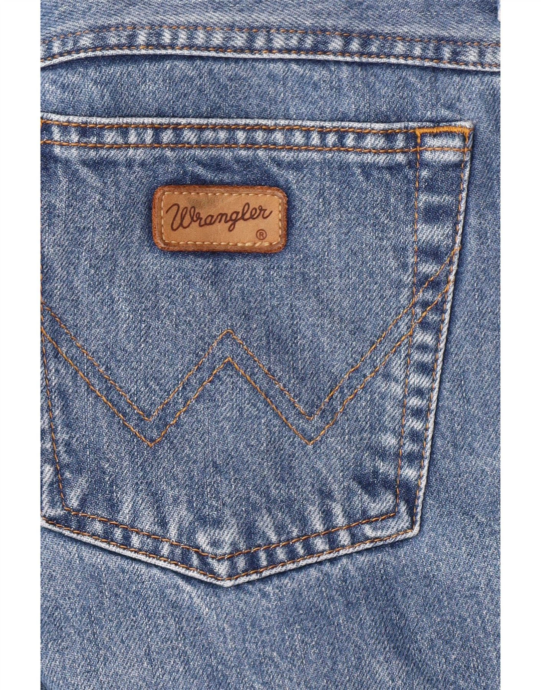 WRANGLER Mens Straight Jeans W38 L30 Blue