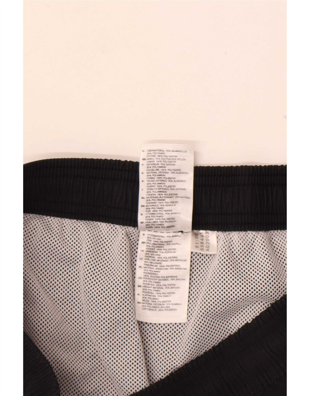 Adidas Mens Sport Shorts Large Black Cotton