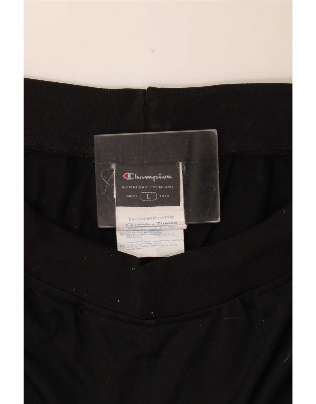 Champion Womens Tracksuit Trousers UK 16 Large Black Polyester