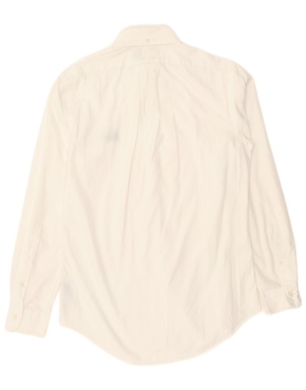 Polo Ralph Lauren Mens Custom Fit Shirt Small White Cotton