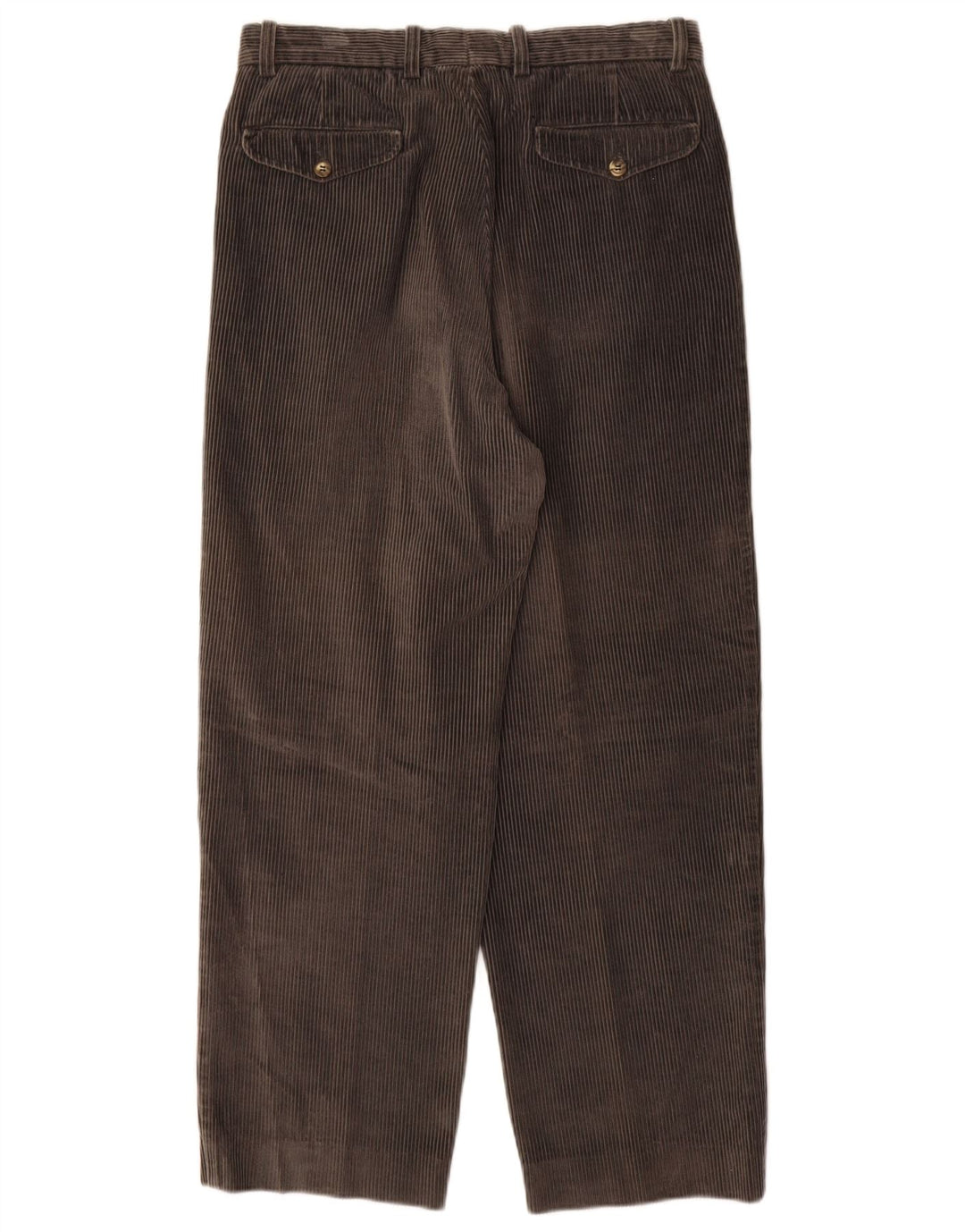 BELFE Mens Loose Fit Pegged Corduroy Trousers IT46 Small W30 L28 Grey