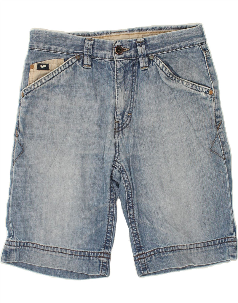 GAS Mens Denim Shorts W30 Medium Blue Cotton | Vintage Gas | Thrift | Second-Hand Gas | Used Clothing | Messina Hembry 