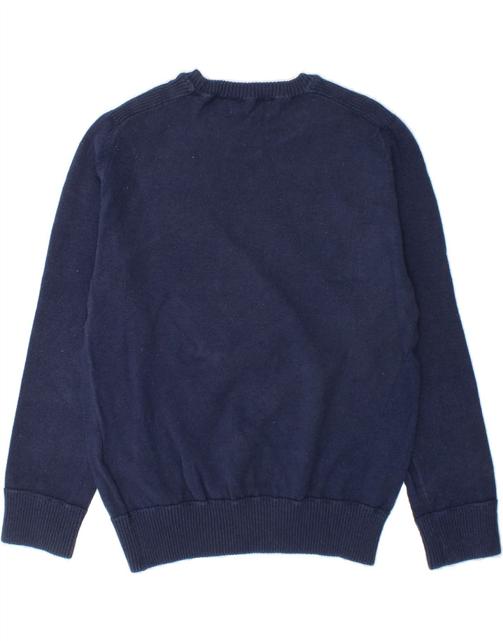 GUESS Boys Crew Neck Jumper Sweater 5-6 Years Navy Blue Cotton Vintage Guess and Second-Hand Guess from Messina Hembry 