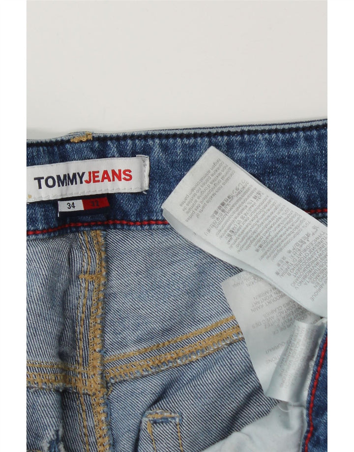 Tommy Hilfiger Mens Slim Jeans W34 L32 Blue Cotton