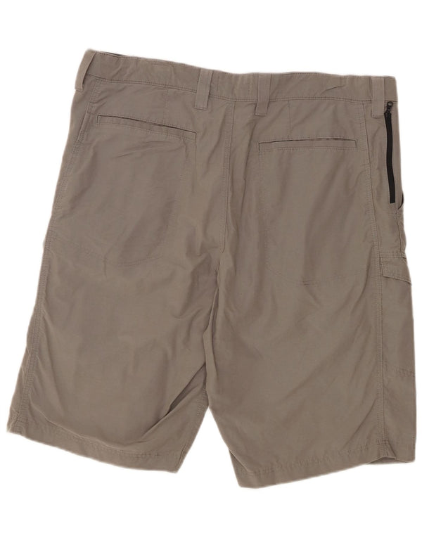 Marks & Spencer Mens Cargo Shorts Large W36 Grey Cotton