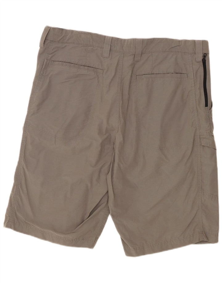 Marks & Spencer Mens Cargo Shorts Large W36 Grey Cotton