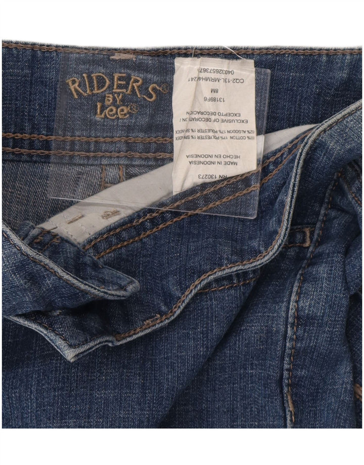 LEE Womens Riders Capri Jeans US 8 Medium W32 L20 Blue Cotton