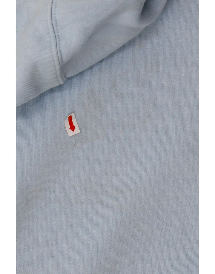 Nike Mens Hoodie Jumper Small Blue Cotton