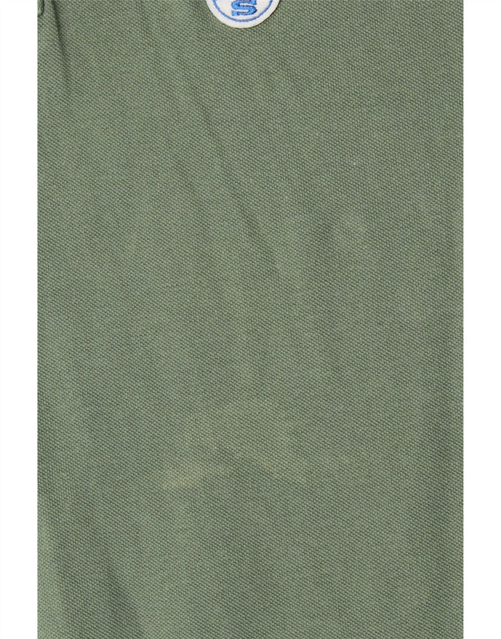 North Sails Mens Polo Shirt Medium Green Cotton