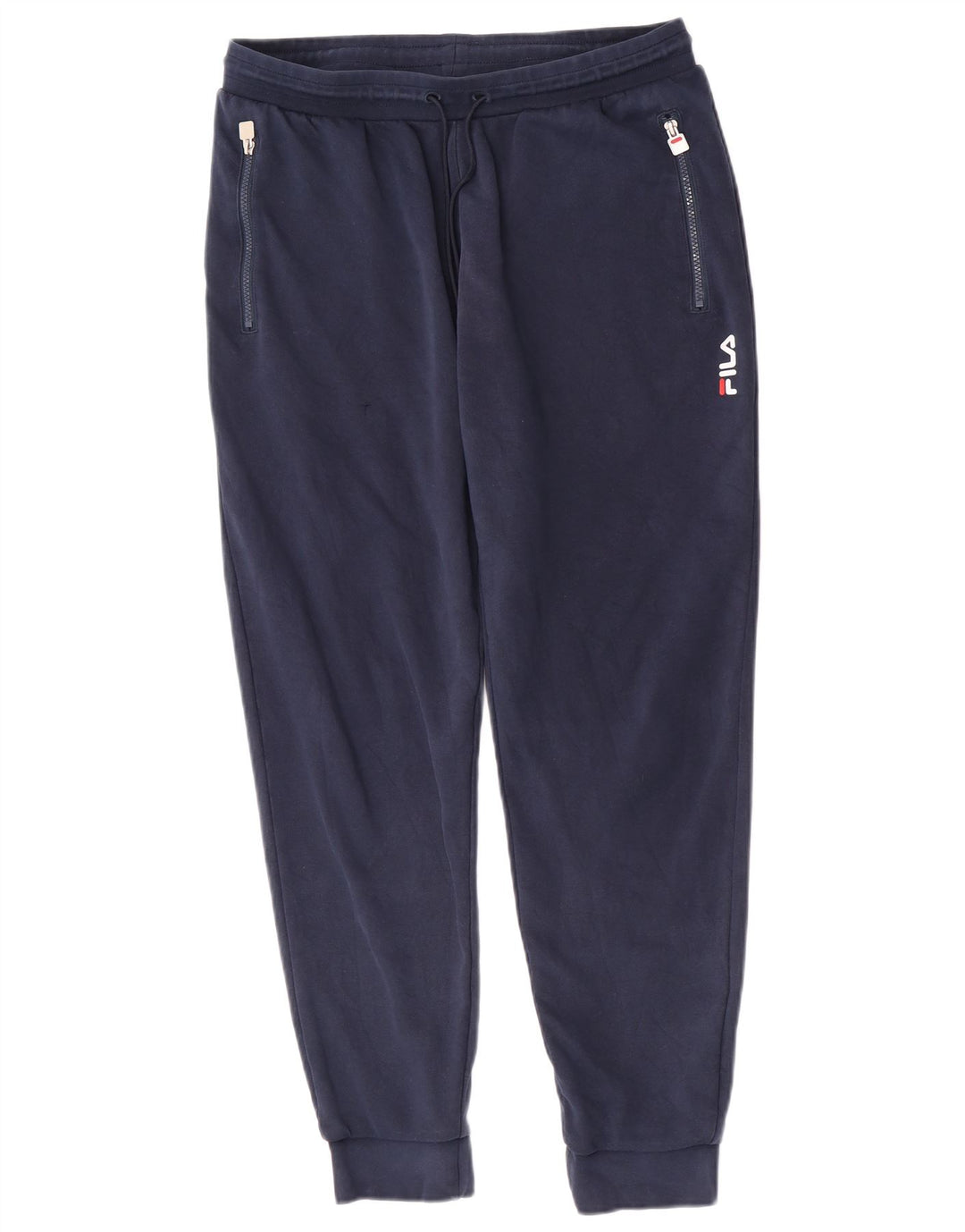 Fila Mens Tracksuit Trousers Joggers Large Navy Blue Cotton