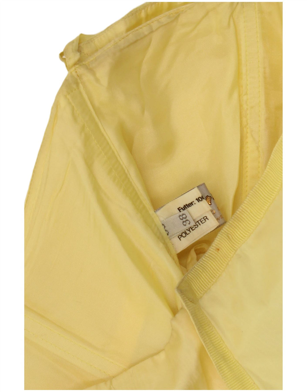 Murek Womens Asymmetric Strapless Dress EU 38 Medium Yellow Acetate