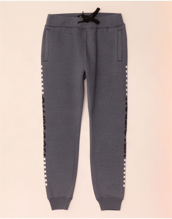 Hollister Mens Tracksuit Trousers Joggers Small W28 L29 Blue Flecked