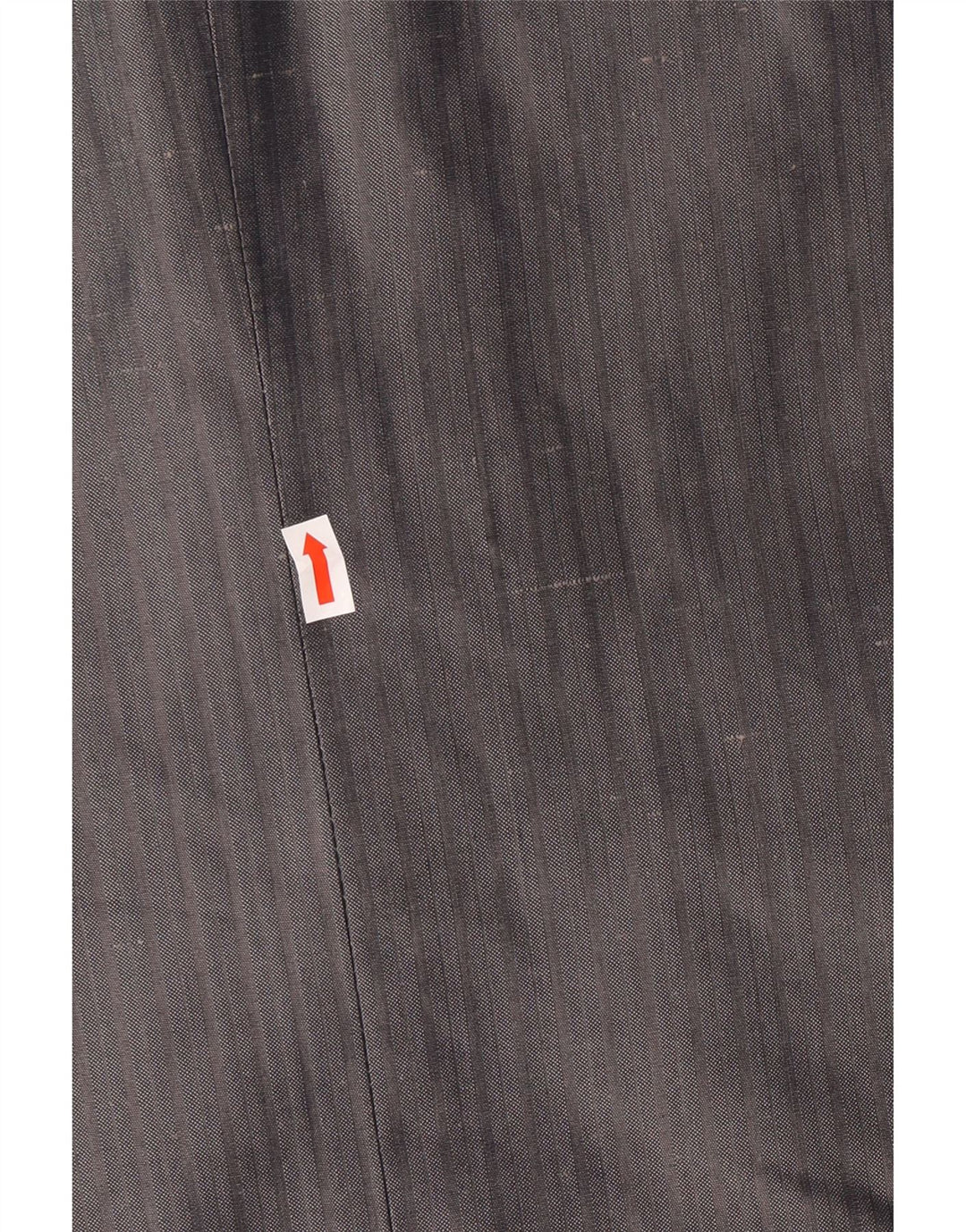 VINTAGE Mens Double Breasted Blazer Jacket IT 46 Large Grey Pinstripe Silk