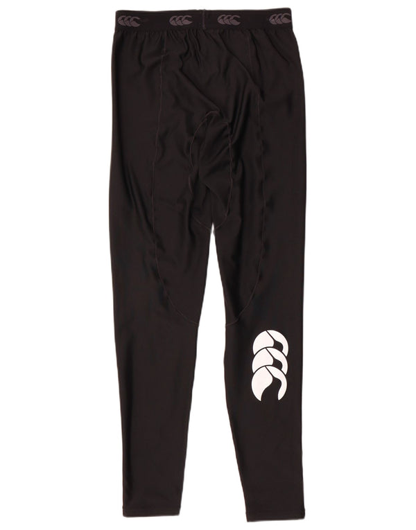 Canterbury Mens Graphic Leggings Medium Black Polyester