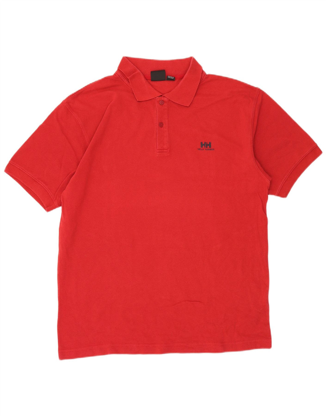 Helly Hansen Mens Polo Shirt Large Red Cotton