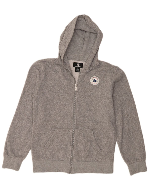 Converse Boys Chuck Taylor Zip Hoodie Sweater 12-13 Years Large Grey