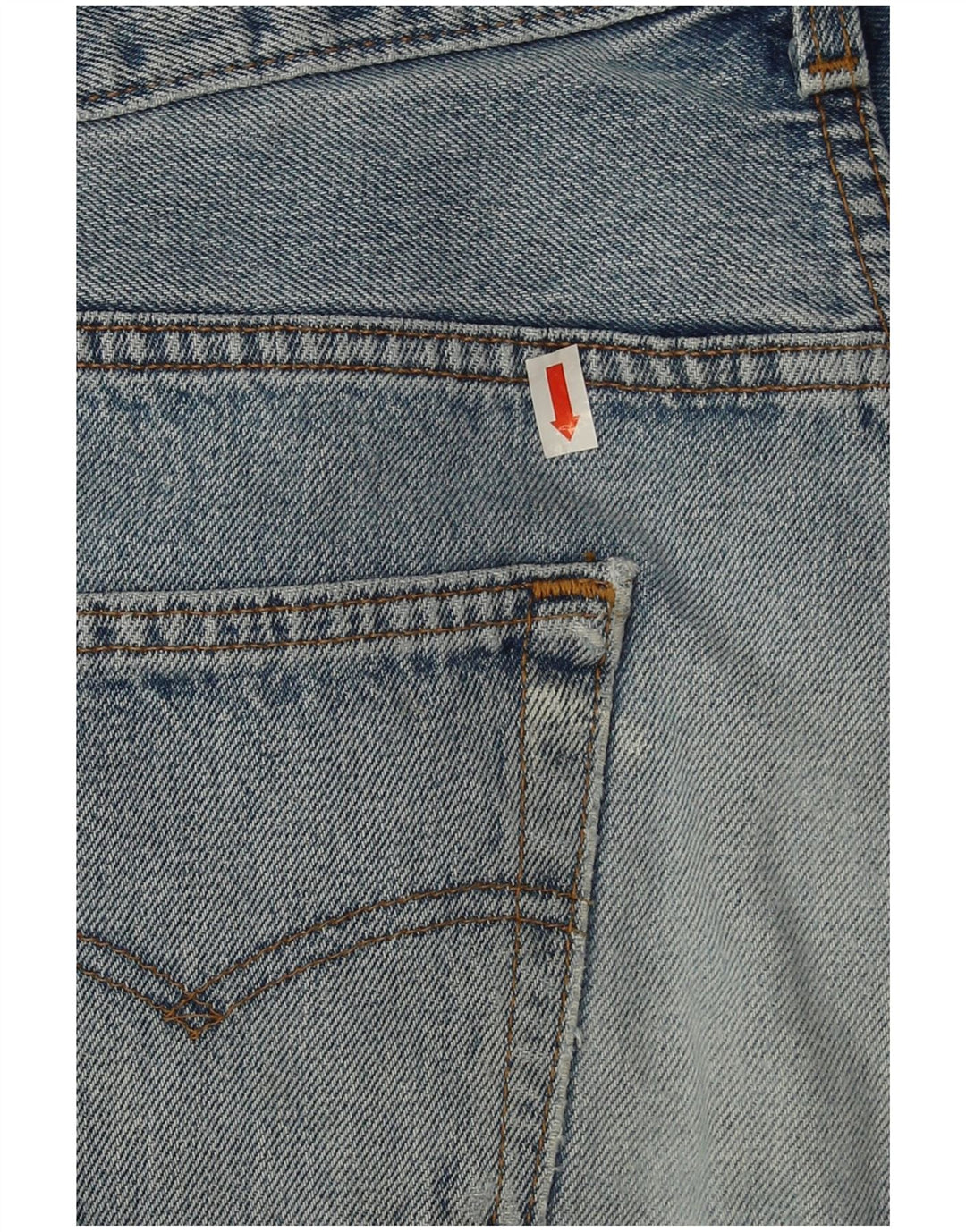 Levi's Mens 501 Distressed Straight Jeans W32 L27 Blue Cotton