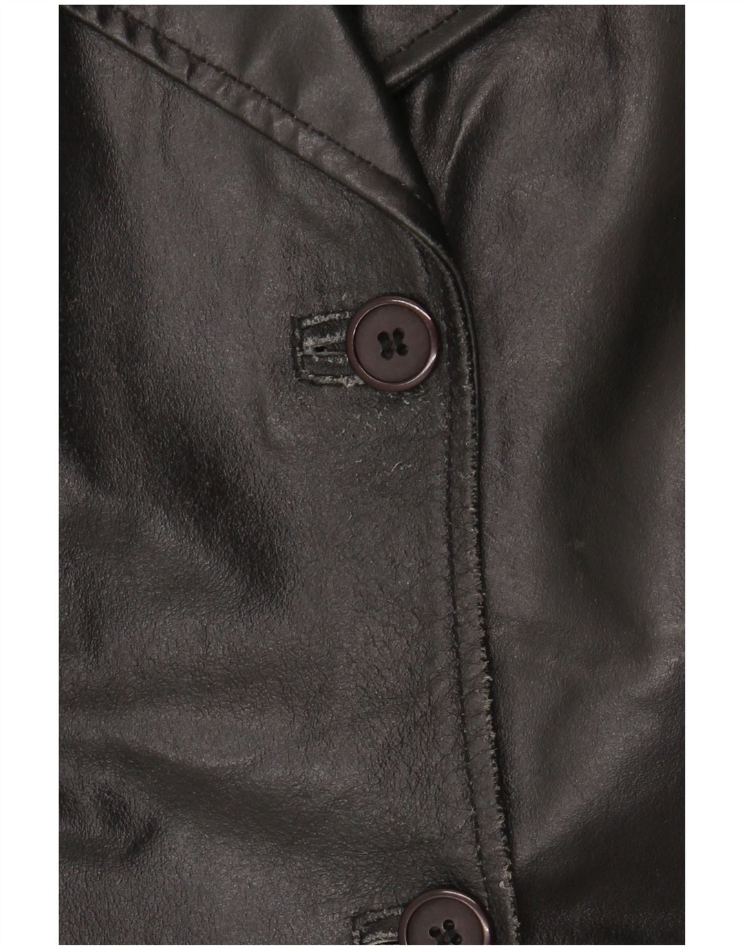 K'S Womens Leather Jacket IT 48 XL Black
