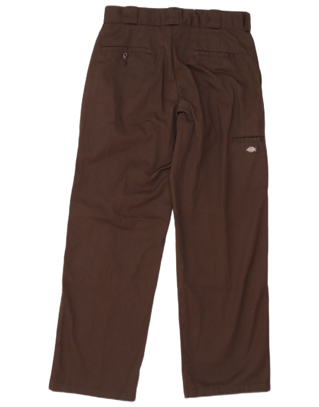 Dickies Mens Loose Fit Cargo Trousers W33 L32 Brown Polyester