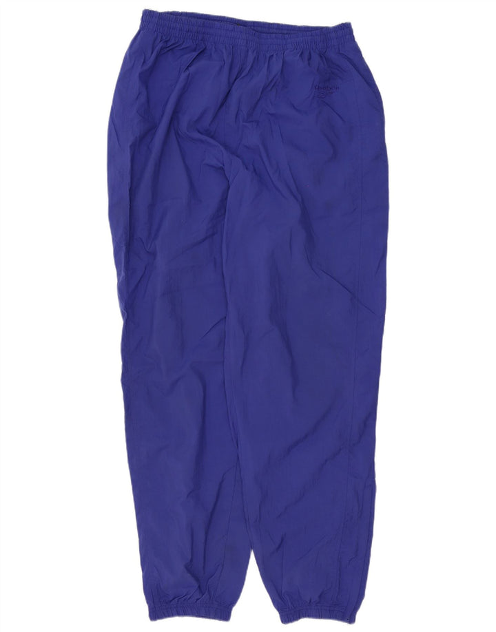 REEBOK Mens Tracksuit Trousers Joggers XL  Purple Polyester