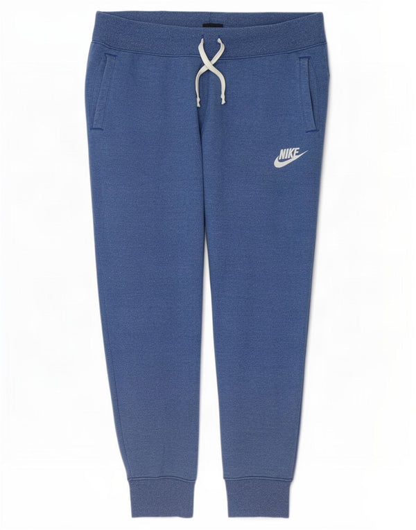 Nike Mens Tracksuit Trousers Joggers Large Blue Cotton