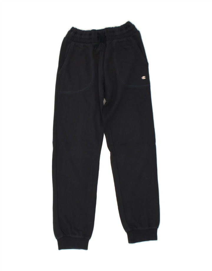 CHAMPION Boys Tracksuit Trousers Joggers 9-10 Years Medium Navy Blue Vintage Champion and Second-Hand Champion from Messina Hembry 