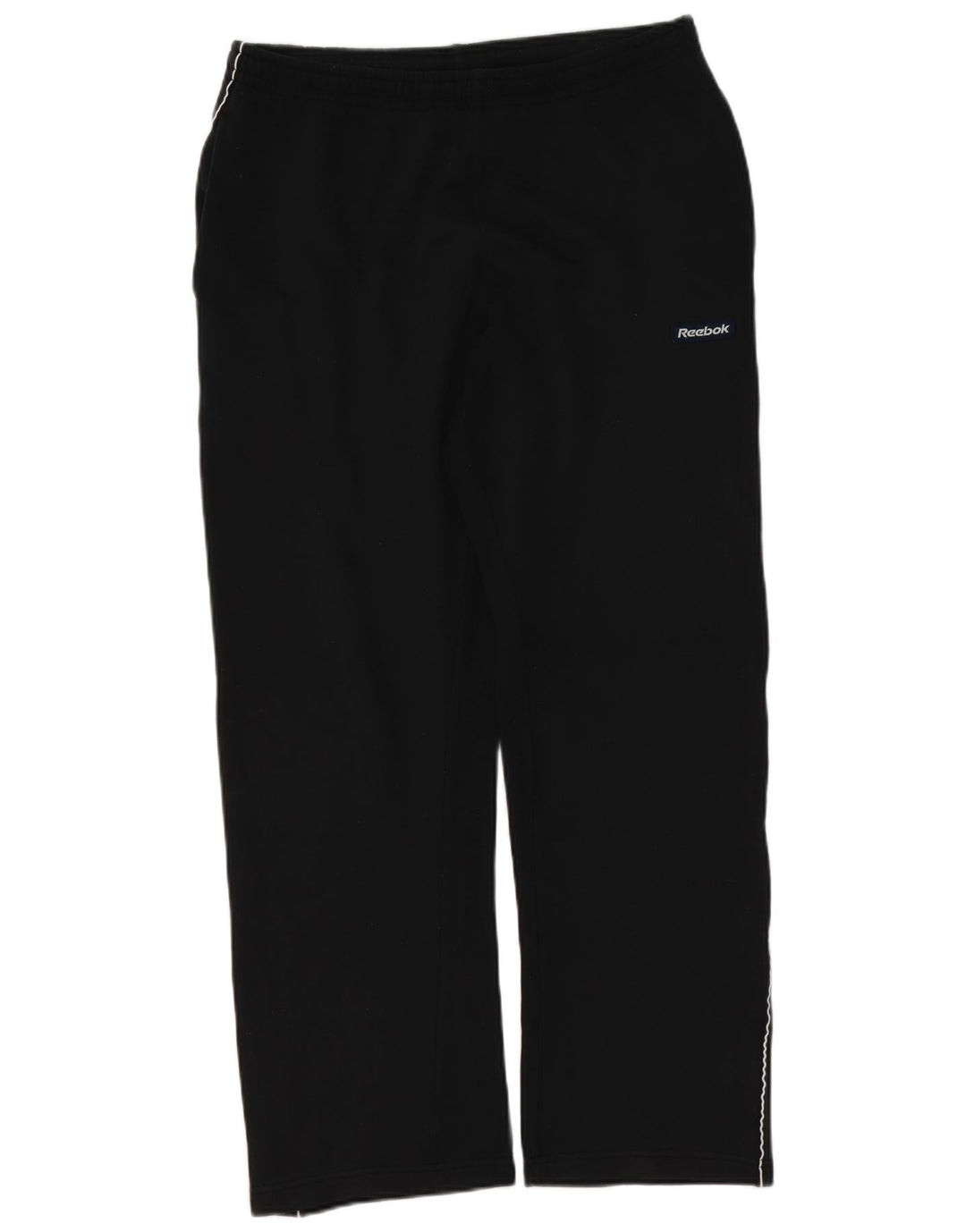 Reebok Mens Tracksuit Trousers Medium  Black Cotton