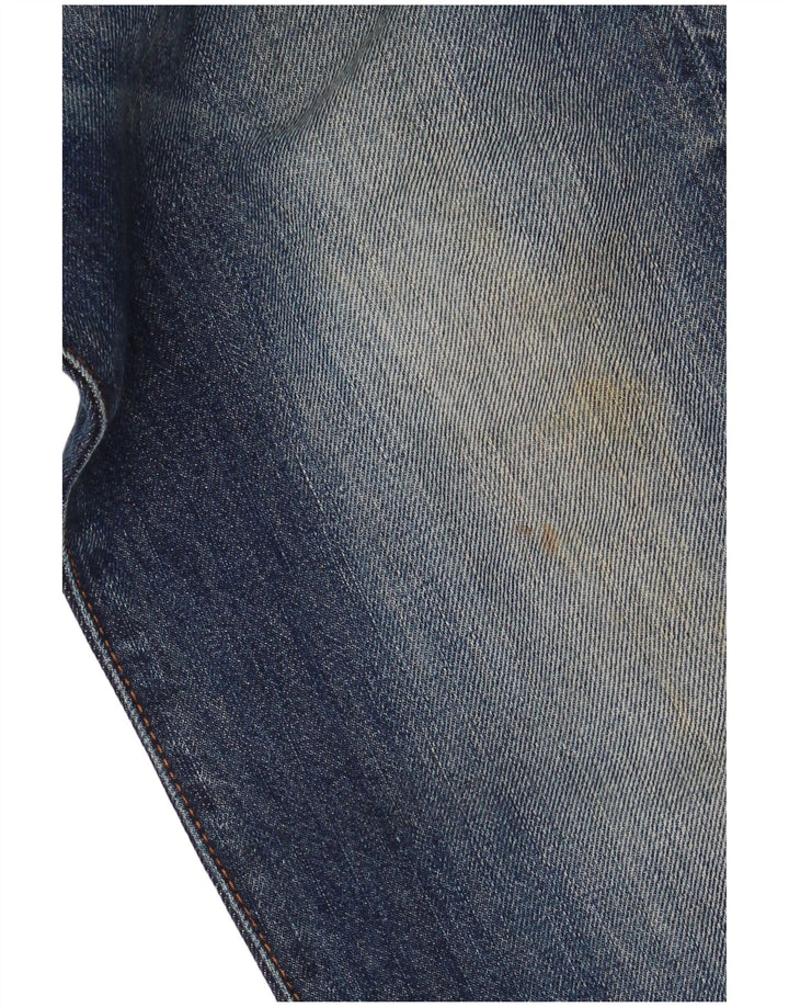 Replay Mens Straight Jeans W31 L32 Blue Cotton