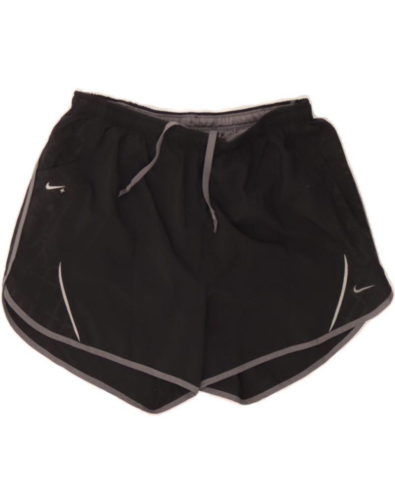 NIKE Womens Sport Shorts US 8/10 Medium Black Vintage Nike and Second-Hand Nike from Messina Hembry 