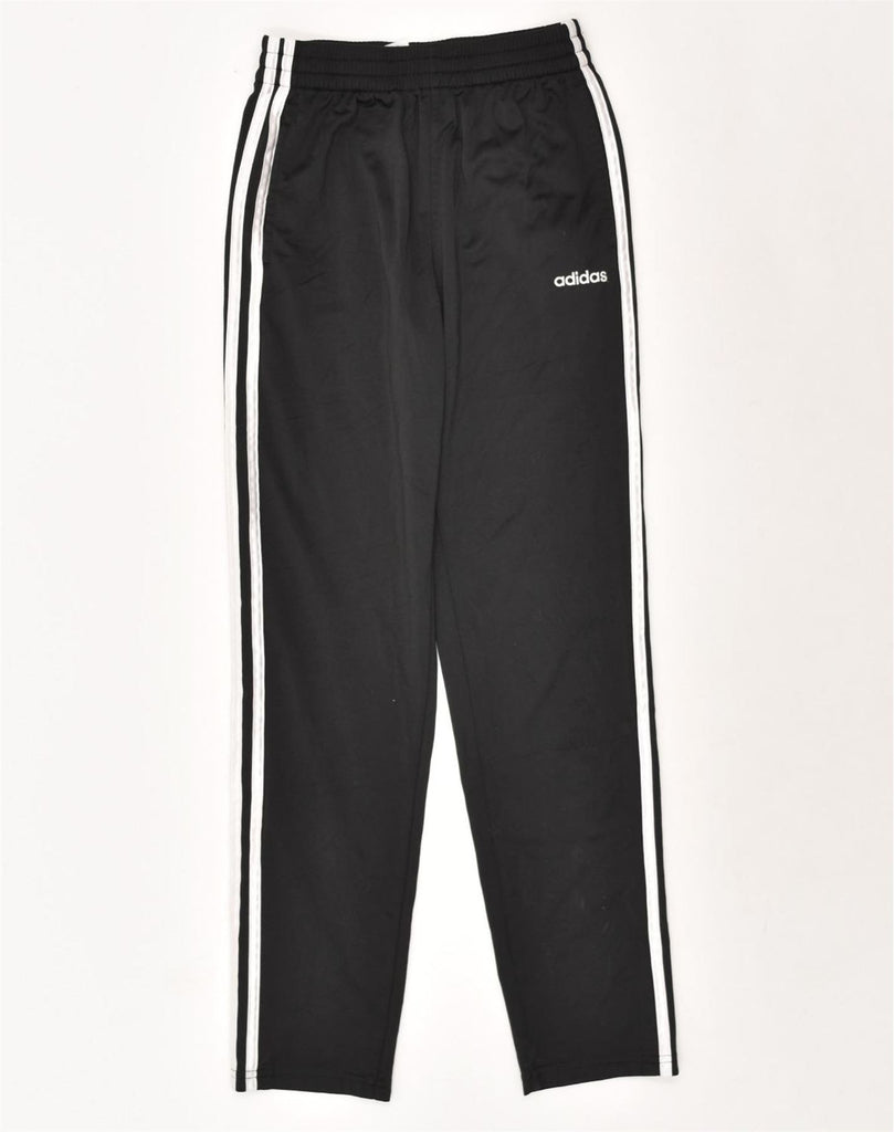 ADIDAS Girls Tracksuit Trousers 14-15 Years Large Black Polyester | Vintage Adidas | Thrift | Second-Hand Adidas | Used Clothing | Messina Hembry 