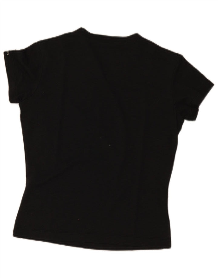 Columbia Womens T-Shirt Top UK 12 Medium Black Polyester