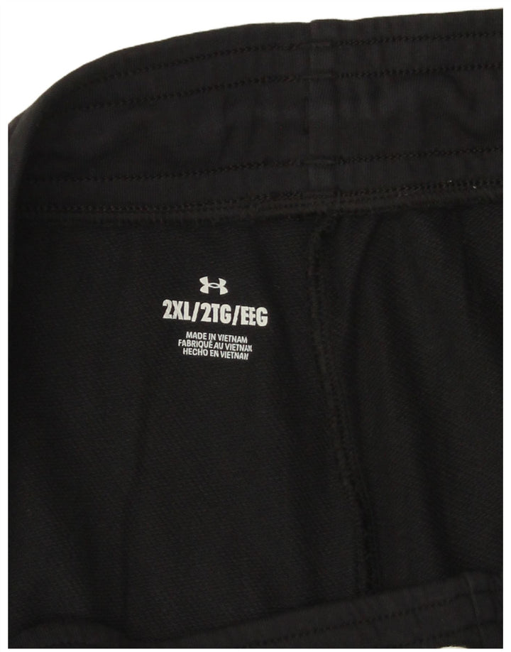 Under Armour Mens Tracksuit Trousers Joggers 2XL Black