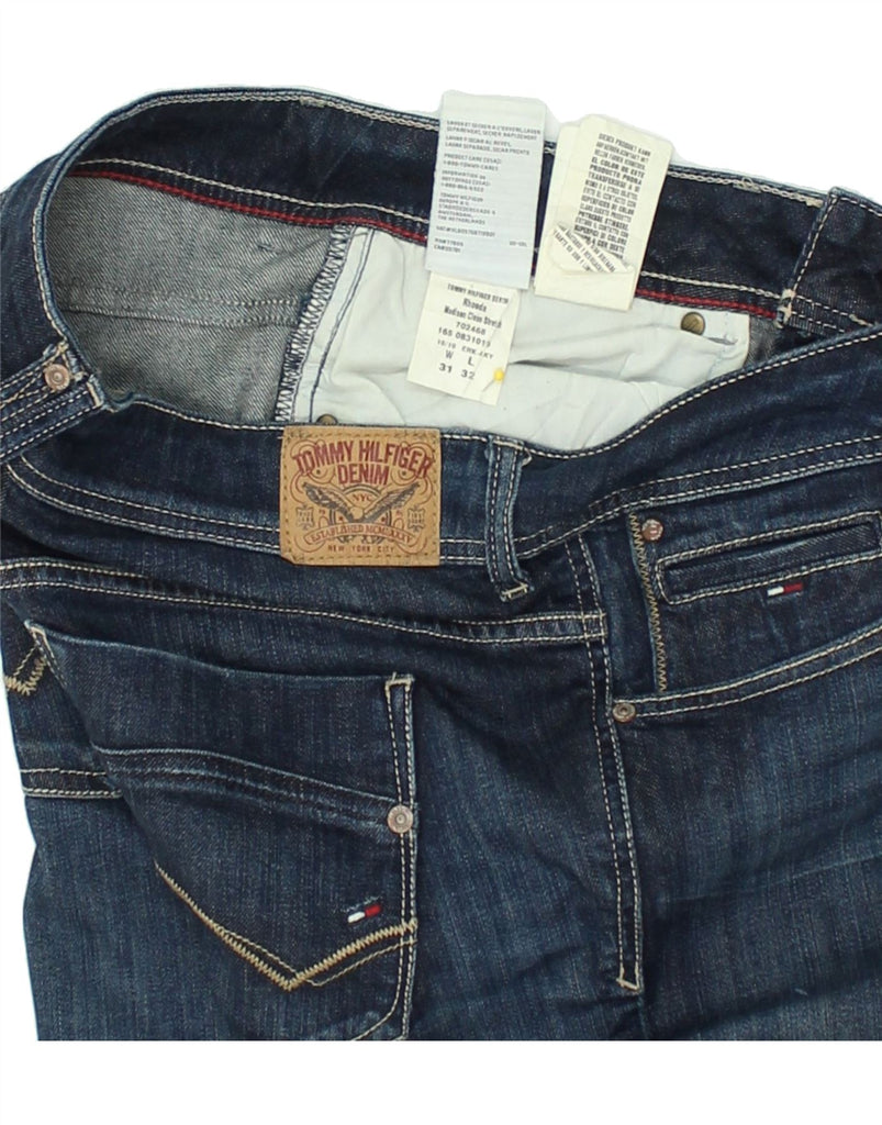 TOMMY HILFIGER Womens Bootcut Jeans W31 L32  Navy Blue Cotton | Vintage Tommy Hilfiger | Thrift | Second-Hand Tommy Hilfiger | Used Clothing | Messina Hembry 