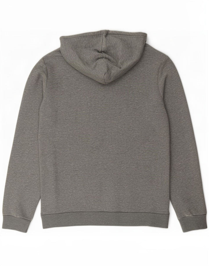 Puma Mens Graphic Hoodie Jumper Small Grey