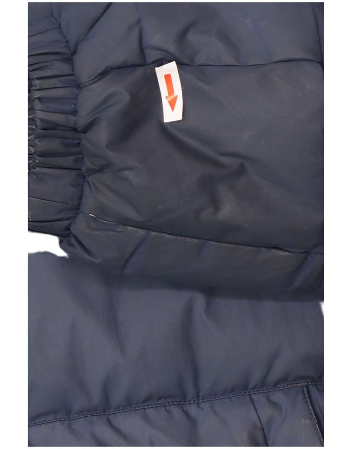 Tommy Hilfiger Mens Padded Jacket UK 42 XL Navy Blue Polyester