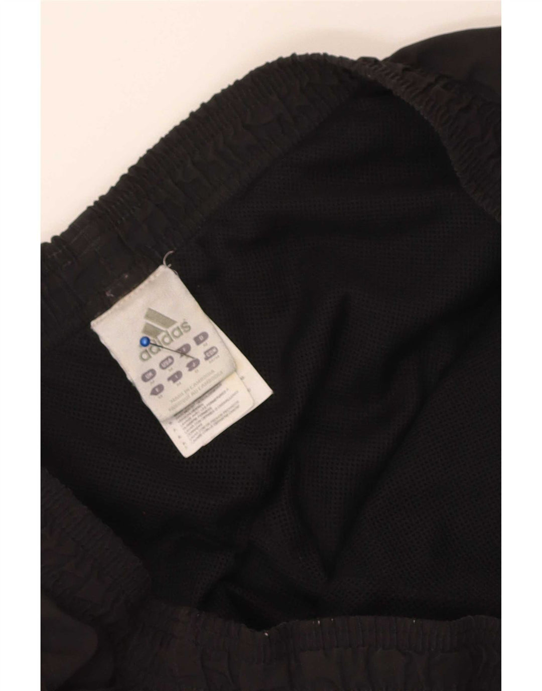 Adidas Mens Tracksuit Trousers Medium Black Polyester