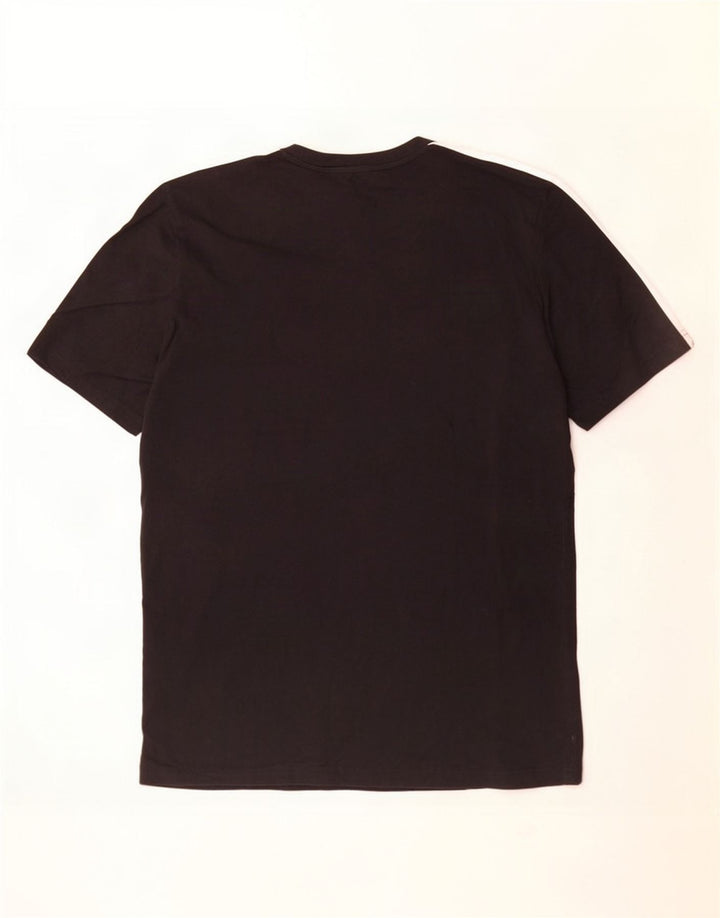 Adidas Mens T-Shirt Top 2XL Black Cotton