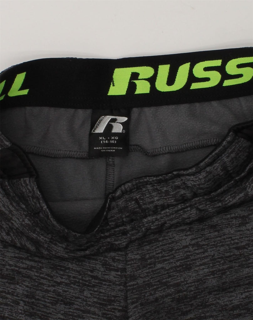 RUSSELL ATHLETIC Girls Tracksuit Trousers Joggers 14-15 Years XL Grey | Vintage Russell Athletic | Thrift | Second-Hand Russell Athletic | Used Clothing | Messina Hembry 