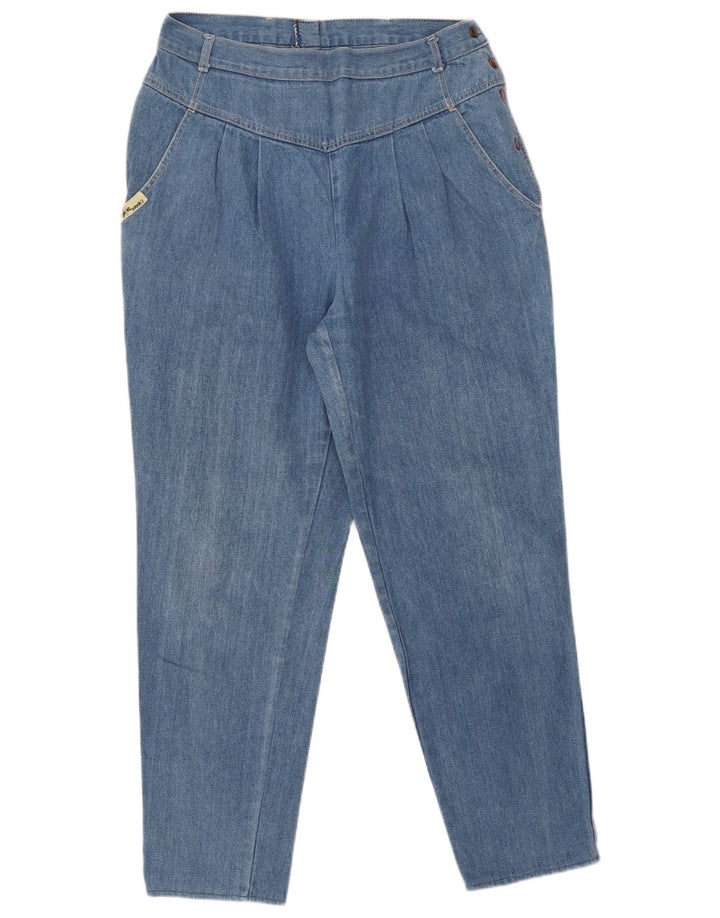Vintage Womens Tapered Jeans IT 44 Medium W30 L27 Blue Cotton