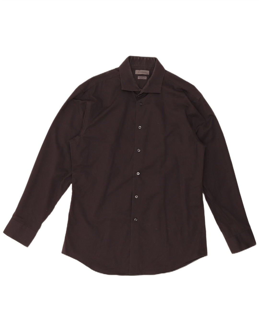 CALVIN KLEIN Mens Extra Slim Fit Shirt Size 16 Large Black