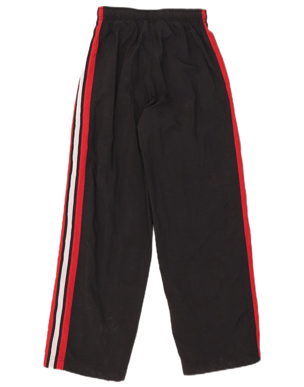 Nike Girls Tracksuit Trousers 10-11 Years Medium Black Colourblock