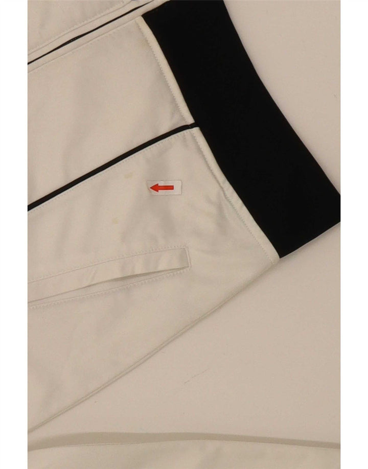 Nike Boys Tracksuit Top Jacket 10-11 Years Medium White Colourblock Sports